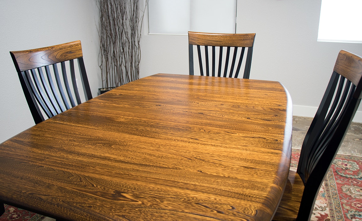 Palettes by Winesburg Solid Elm and Maple Table with 6 Side Chairs